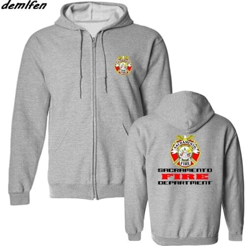 Hot Sale Men Fleece Fashion Hoodie New FireFighter Fireman Fire Dept Unisex Sweatshirt Casual jacket hoody Sweatshirt Harajuku