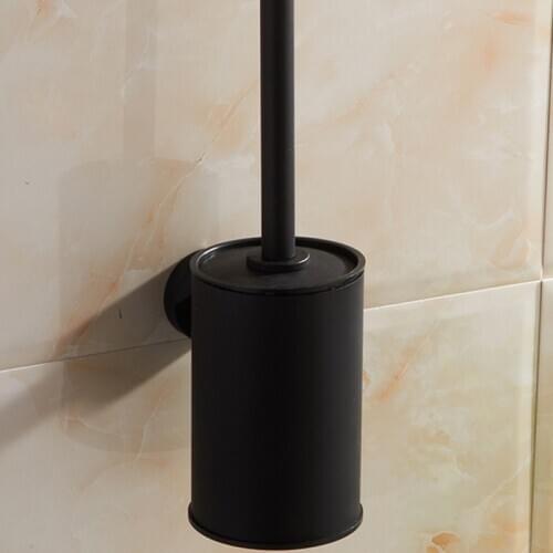 Hot America Style Bathroom Accessories Wall Mounted Black Bronze Bathroom Toilet Brush Holder