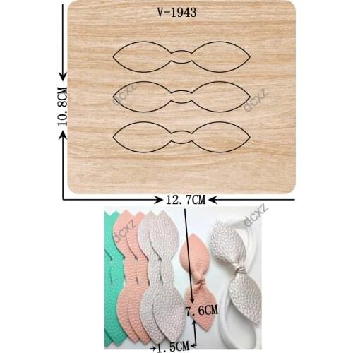 New Bow wooden dies cutting dies for scrapbooking Multiple sizes V-1943