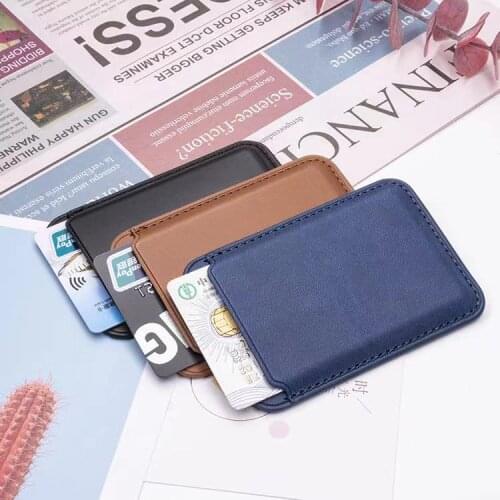 Adsorption Original Official For Magsave Card Bag For iphone 12 Pro Max mini Case Apple Genuine Leather With Card Package Holder