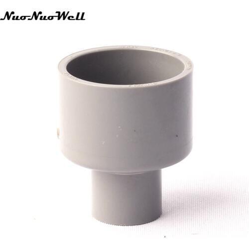 3pcs NuoNuoWell PVC 40mm-20mm Straight Connector Garden Micro Drip Irrigation Watering System Fittings Hose Connector Parts