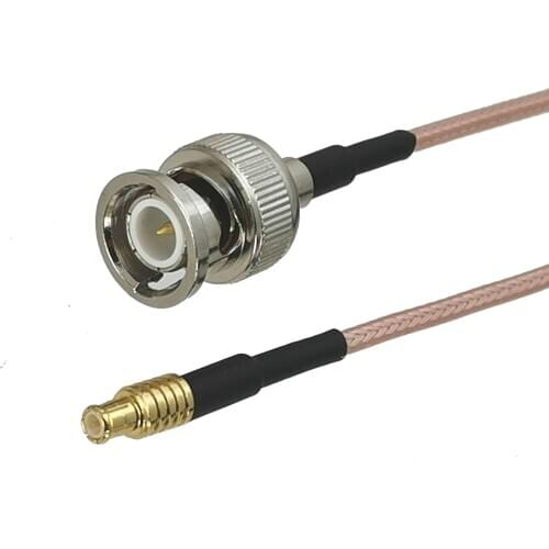 1Pcs RG316 MCX Male plug to BNC Male plug Connector RF Coaxial Jumper Pigtail Cable 4inch~10M