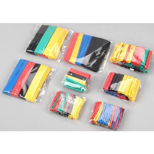 328pcs Heat Shrink Tube Heat Shrinkable Tube, Wire And Cable, Color Insulated Sleeve, 2:1 Pe Insulated Shrink Tube