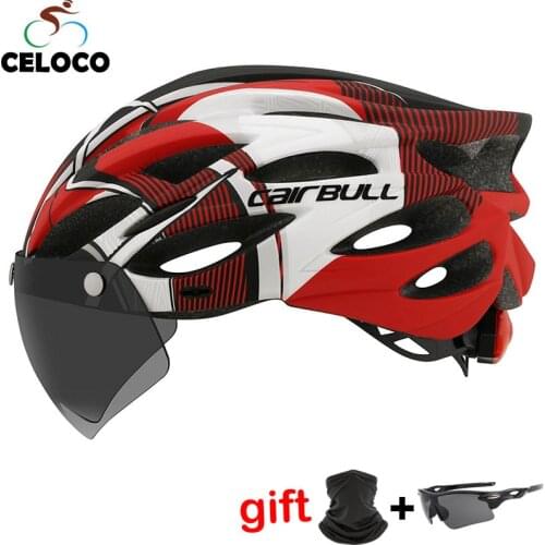 Cycling Helmet Light Road Mtb Mountain Bike Bicycle Led Helmet 54-62cm for Men Women Visored Bicycle Helmet Casco Accesorios