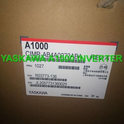 High quality inverter Yaskawa A1000 high performance inverter CIMR-AB4A0072ABA 380V 30KW fan inverters