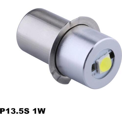 1PCS P13.5S PR2 1W LED Upgrade Bulb Replacement For Flashlight Interior Bike Torch Light 2/3/4 C+D Cell