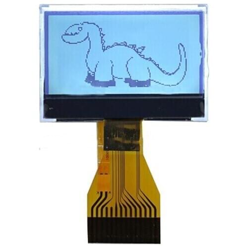 14PIN COG 12864 LCD Screen ST7567 Controller 3.3V White Backlight SPI Interface