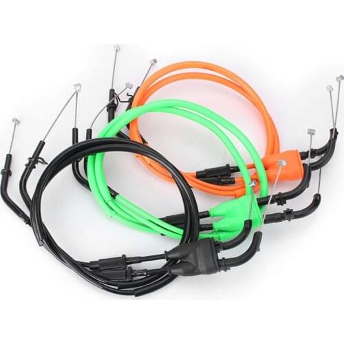 2Pcs Motorcycle Throttle Cables Accelerator Wire Line for KAWASAKI Ninja ZX10R 2011 2012 2013 2014 2015 ZX-10R 11 12 13 14 15