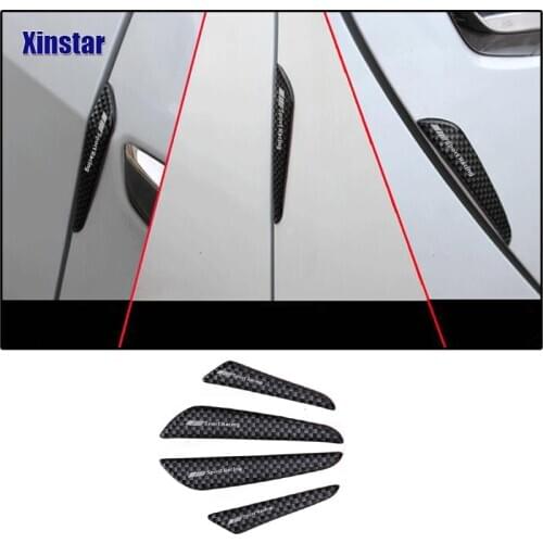 4pcs Auto Car Door Guard Edge Corner Protector for Mercedes Benz w117 cla45 w205 c63 w212 e63 w207 w176 a45 x156 gla45 AMG