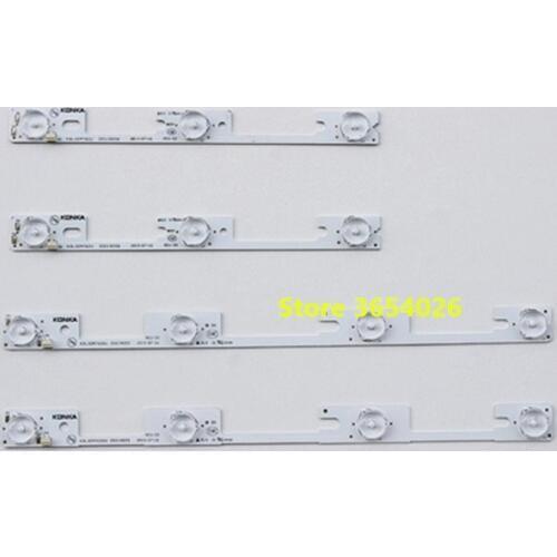8PCS/ original for Konka KDL32MT626U 4PCS 4LED&4PCS 3LED 35019055 35019056 light bar 32 inch backlight lamp LED strip 6v