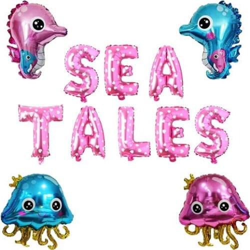 Party Decorations Sea Tales Backdrop Sea Tales Balloons Sea Tales Bachelorette Mermaid Bachelorette Party Decorations