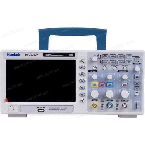 Digital Oscilloscope 200MHz Hantek DSO5202P bandwidth 2 Channels PC USB LCD Portable Osciloscopio Portatil Electrical Tools
