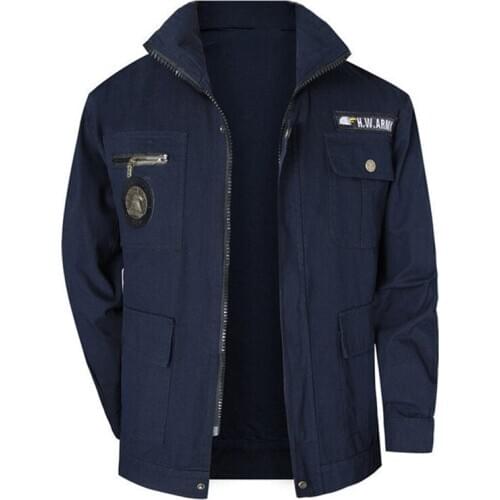 New Fashion Spring Autumn Military Jacket Men Canvas Cotton Army Green Coats Male Outdoor Casual Clothing Plus size