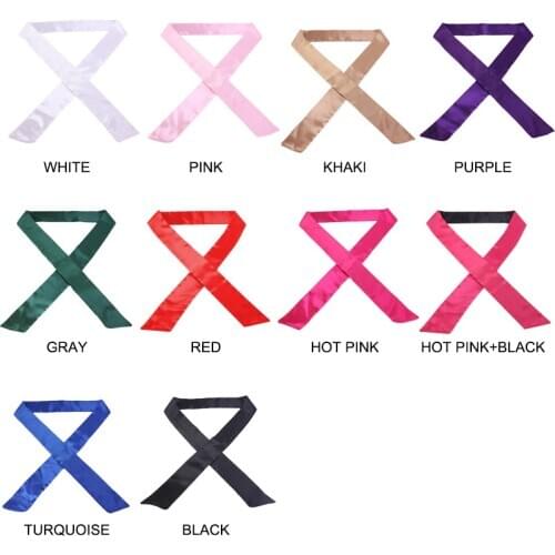 New Long Silk Scarves Multifuction satin belt neck scarf Wedding satin sash belt for special occasion dress bridal sash Necktie