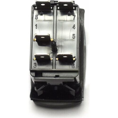 Practical Front Light Bar Dash Rocker Toggle Switch Blue LED 5 pin for Car