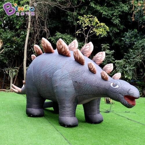 Personalized 5.6x1.4x2 Meters Giant Inflatable Dinosaur Replica for Park Decoration Toys BG-C0482