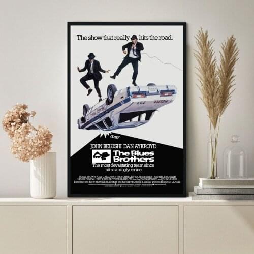 The Blues Brothers Movie Poster Canvas Print Wall Painting Home Decoration ( No Frame )