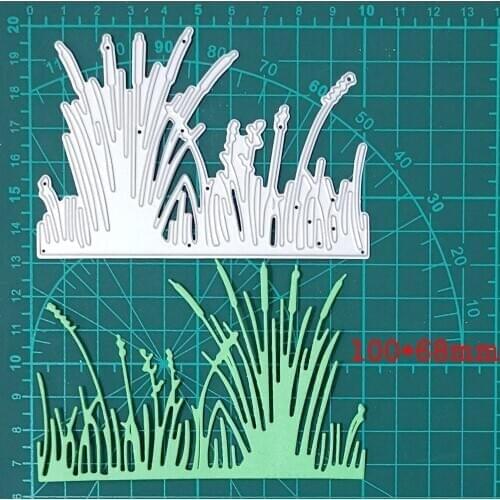 New Reed Grass Strip Edge Metal Cutting Dies For Stamps Scrapbooking Stencils DIY Paper Album Cards Decor Embossing 2020 New