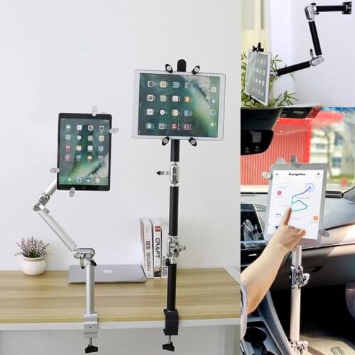 SMOYNG Aluminum Alloy Multifunction Tablet Phone Holder Stand Support For Xiaomi Tablet iPad Pro 12.9 Desktop Wall Car Mount