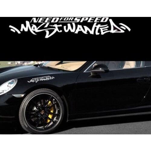 30*6cm Custom Made Need For Speed Most Wanted Vinyl Car Sticker Window Windshield Motorcycle Decoration