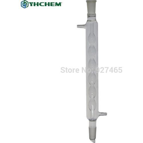 YHChem 24/29,500mm,Allihn Condenser,Sphere Type,laboratory Chemistry Glass Labware