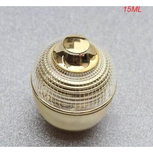 15ml gold apple shape acrylic jar plastic jar cream jar for eye cream gel moisturizer essence cosmetic packing