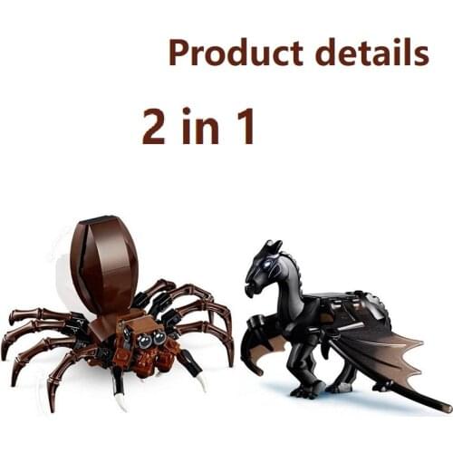 2pcs/lot Magical World of Wizards Spider Lair Tree Forest 11003 Model Building Blocks Toys Compatible With Bricks