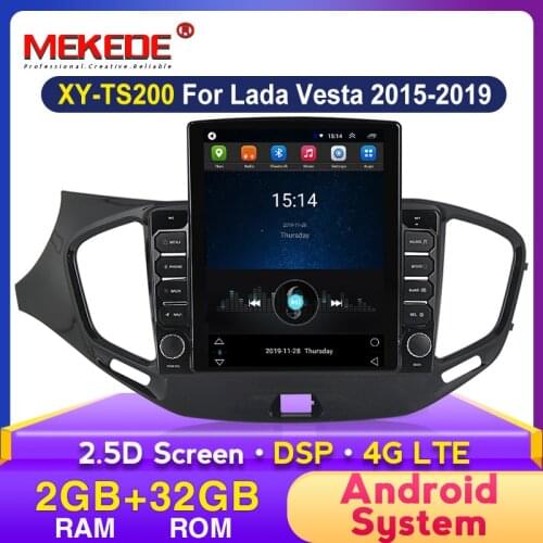 4G LET HD 2.5D 2+32G Tesla Screen for LADA Vesta Cross Sport 2015-2019 Android Car Radio Multimedia Player GPS Navi Dsp BT Dvd