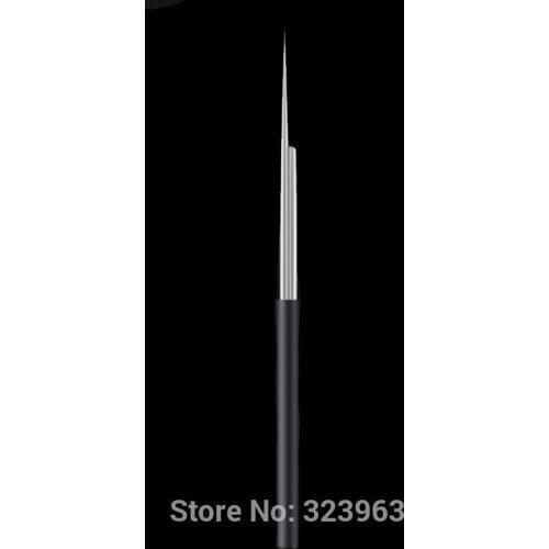 500pcs 0.25mm Tattoo Needles Round 1RL for Permanent Makeup Eyebrow Lip Microblading Needles for Embroidery Lamina Manual Pen