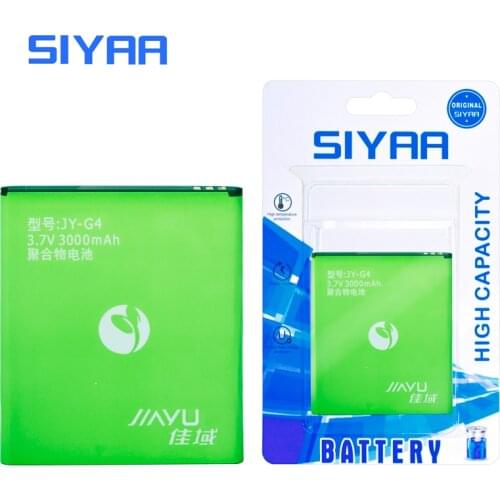 SIYAA Mobile Phone Battery JY-G4 Battery For JIAYU G4 G4S G4c G4T JYG4 JY G4 Mobile Phone 3000mAh Replacement Li-ion Batteries