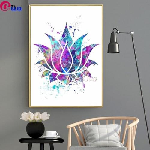 Full 3D Diy Diamond Painting Full Square Diamond Embroidery Lotus Flower Art Home Decoration 5d Diamond Mosaic Colorful Mandala