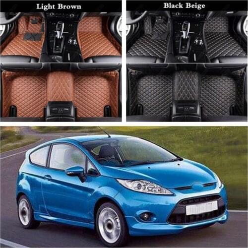 Car Foot Mats for Ford C-max Tourneo F-150 Ranger Raptor Everest Edge Kuga Focus Mondeo Fiesta Mustang S-max Explorer Ecosport