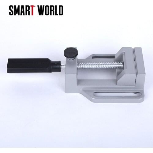 Aluminum Alloy Fast Flat-Nose Pliers 70MM Vise Bench With Desktop Bench Drill Electric Drill Bracket Opening Woodworking Fitting