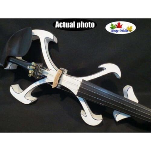 NEW model crazy - 2 Song art streamline 4/4 electric violin,solid wood #10146