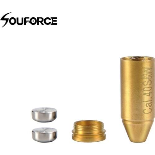 Cal.40 S&W Red Dot Laser Brass Boresight CAL Cartridge Bore Sighter For Scope Hunting for Air soft Accessories