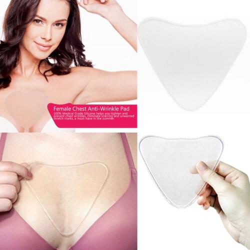 Reusable Anti Wrinkle Neck Forehead Chest Pad Sticker Silicon Transparent Removal Neck Sticker Skin Care Silica Gel Patch