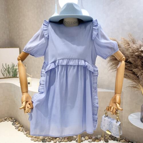 New Womens Clothing 2021 Autumn Design fashion PU leather nail bead stitching fake two-piece shirt Dress