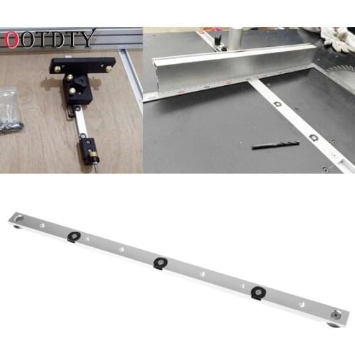 OOTDTY 400/450/600mm T-tracks Aluminum Slot Miter Track Jig Fixture For Router Table Bands