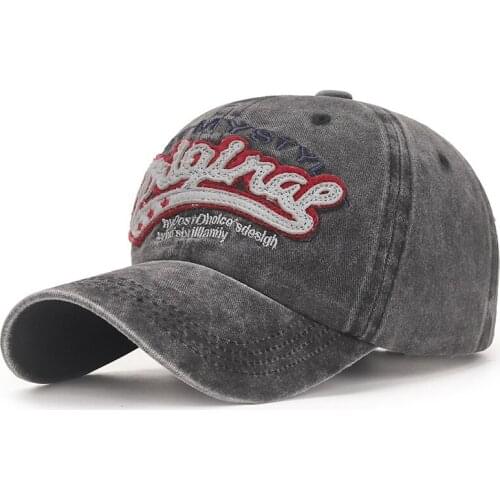 Dad Hat Unisex Washed Cotton Distressed Vintage Baseball Cap Embroidered Camping Adjustable Baseball Cap