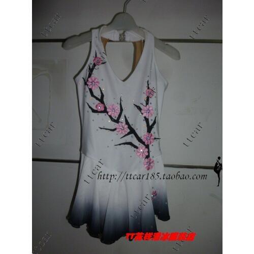 Girls Ice Skating Dresses Graceful New Brand Figure Skating Dresses For Competition DR4196