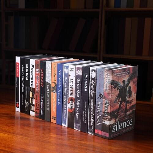 1pc Fake Book Home Decoration Book Fashion Books for Table Decorative Model Coffee Shop Hotel Study Soft-fitting Prop Book Model