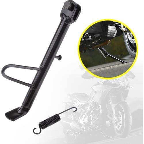 Motorcycle Kickstand Side Sidestand Holder Motorcycle Parking Rack Support Foot for Motorcross Bike Scooter E-Bikes ATV