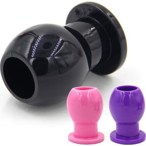 Hollow Enema Anal Plug Vagina Speculum Butt Expansion Anus Dilator Sex Toys for Women Men gay Adult Games Adult Sex Products