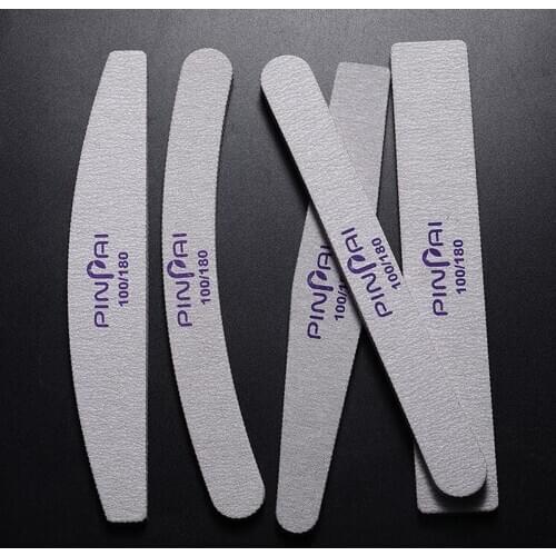 5pcs/pack Double-sided 100/180 Polished Nail File Buffer Block Pedicure Manicure Buffing Multiple Shapes Nail Art Salon Tool