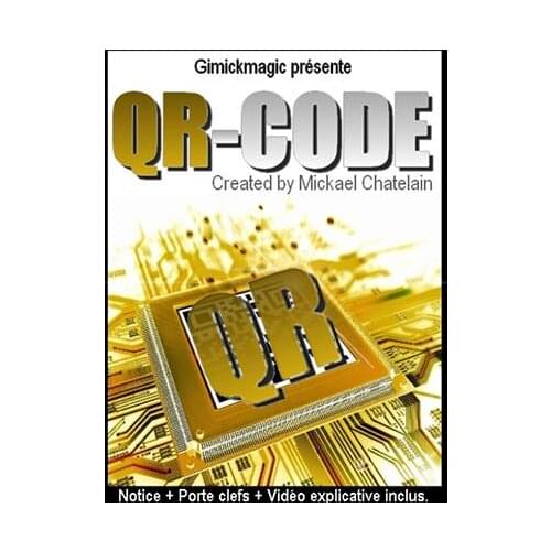 QR Code by Mickael Chatelain (Gimmick+online instruct) - Card Magic Trick,Close Up,Street Magic,Illusion,mentalism,Fun