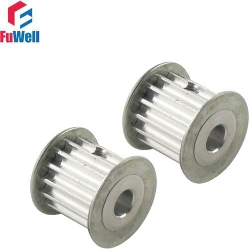 2pcs HTD5M 12T Timing Pulley 5/6/6.35/8/10mm Inner Bore 5mm Pitch 21mm Belt Width 12Teeth Timing Belt Synchros Pulleys