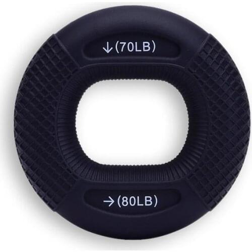 Silicone Flex Grip Trainer 20-80lb Gripping Ring Finger Forearm Trainer Carpal Expander Muscle Workout Exercise Gym Fitness