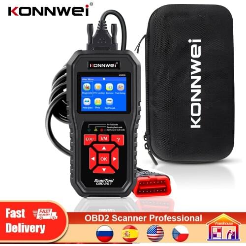KONNWEI KW850 OBD2 Scanner Automotive Diagnostic Tool Full OBD2 Car Diagnostic Tool Auto Car Code Reader Scanner Programmer