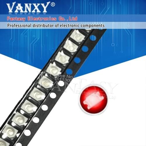100pcs Red 3528 1210 SMD LED diodes light