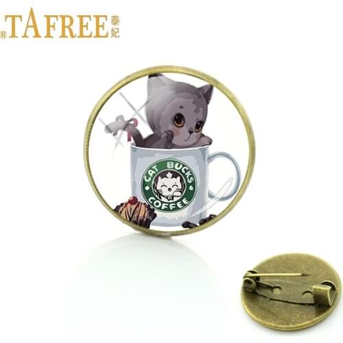 Броши с кошками на одежду TAFREE China At AliExpress